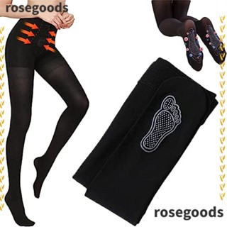 Rosegoods1 ถุงน่องผ้าไหมทัวร์มาลีน ระบายอากาศ บางพิเศษ น้ําหนักเบา สบาย กระชับหน้าท้อง