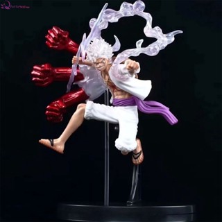 ฟิกเกอร์ PVC รูปการ์ตูนอนิเมะวันพีช MonkeyDLuffy Gear 5 Luffy (NikaFruit Awakening VS Kaidou Ver.) 21 ซม.