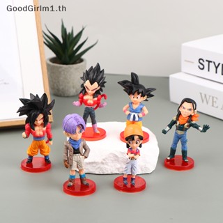 Goodgirlm1 โมเดลฟิกเกอร์ PVC รูปการ์ตูนอนิเมะ Dragon Ball Z DBZ 6 ชิ้น ต่อชุด