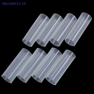 Myriadu หลอดพลาสติก 6 ซม. 18650 สําหรับไฟฉาย โคมไฟ 8 ชิ้น