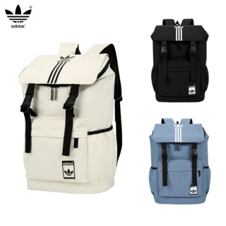 Adidas ของแท้ 100% กระเป๋าเป้สะพายหลัง ผ้าออกซ์ฟอร์ด กันน้ํา กันขโมย ทนทาน สําหรับใส่หนังสือ คอมพิวเตอร์