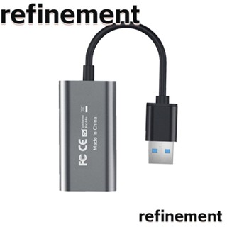 Refinement อะแดปเตอร์ USB เป็น HDMI USB 3.0 Type-A เป็น HDMI ตัวผู้ เป็นตัวเมีย 1920*1080 HDMI แบบเปลี่ยน