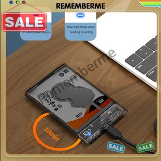 กล่องฮาร์ดดิสก์ไดรฟ์ภายนอก HDD USB 3.0 เป็น SATA III 2.5 นิ้ว [rememberme.th]