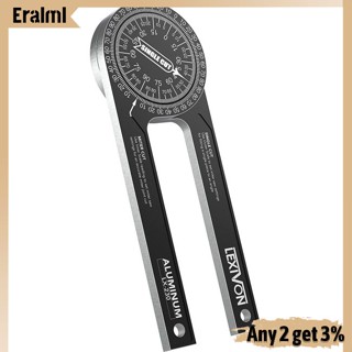 Eralml โปรแทรกเตอร์ตัดไม้โปรแทรกเตอร์ วัดมุม แนวนอน อะลูมิเนียมอัลลอย 60 องศา สําหรับงานไม้