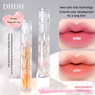 DHDH Paper Drunk Gold Fan ลิปกลอส – เปลี่ยนอุณหภูมิความชุ่มชื้น Long Lasting Liquid ลิปสติกชนิดบรรจุกล่องเครื่องสำอางค์แต่งหน้า 1 ชิ้นอุณหภูมิเปลี่ยนความรู้สึกน้ำ 2 สี [realbeauty]