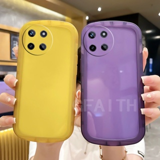 ใหม่ เคสโทรศัพท์มือถือแบบนิ่ม ใส กันรอยเลนส์กล้อง สีแคนดี้ แฟชั่น สําหรับ Realme 11 4G 5G NFC 11 Pro 11 Pro+ 2023 REALME11 Realme11Pro Plus