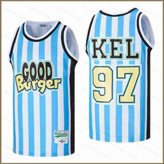 เสื้อกีฬาบาสเก็ตบอล ลายทีม QY No.97 KEL Good Burger Jersey พลัสไซซ์ สําหรับผู้ชาย และผู้หญิง