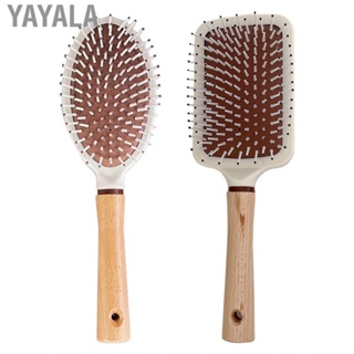 Yayala Cushion Hair Brush  Compact Ergonomic Prevent Static  Safe for Women Salon