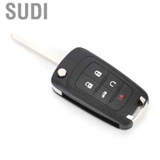 Sudi 5 Buttons Flip Key Fob Case  Cover Replacement Fit for Chevrolet Camaro 2010-2013