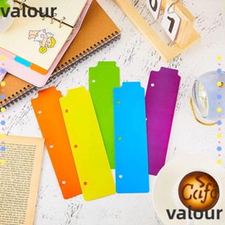 Valour ที่คั่นหนังสือ พลาสติก ขนาดเล็ก 3 ห่วง 5 ชิ้น