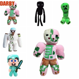 Darby ตุ๊กตานุ่ม รูปการ์ตูนผีดิบ Iron Golem ซอมบี้ สีเขียว สีชมพู ของขวัญแฟนคลับ