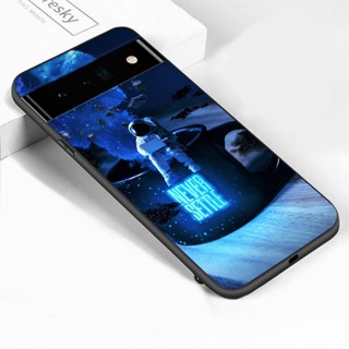 สําหรับ Google Pixel 6 Pro ลายนักบินอวกาศ เคสโทรศัพท์ ซิลิโคนนุ่ม กันกระแทก เคส TPU ฝ้า