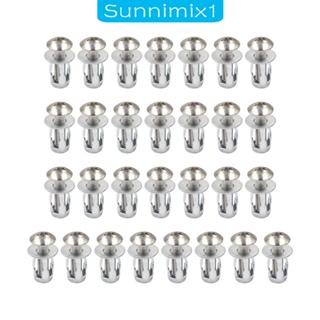 [Sunnimix1] น็อตสกรูกลีบดอกไม้ สําหรับยึดผ้าม่าน ยิปซั่ม ผนัง ตู้ 30 ชิ้น