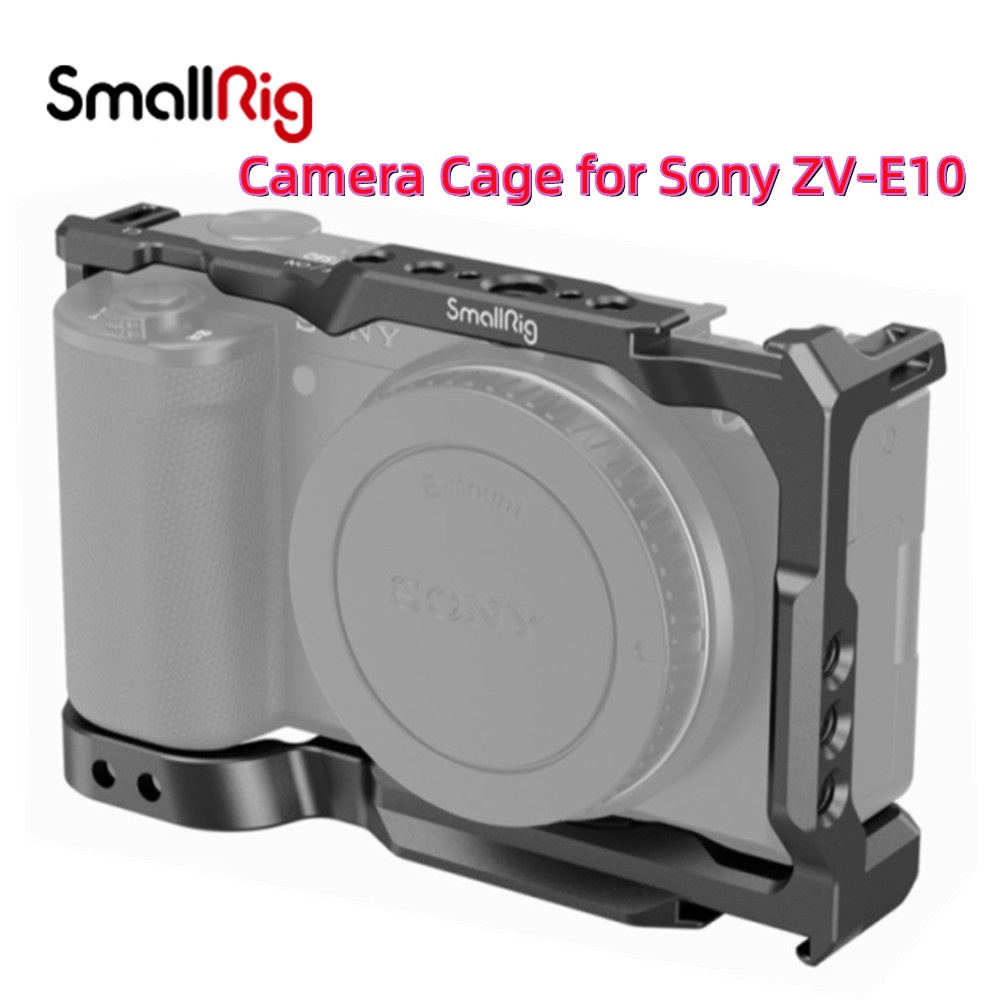 SmallRig 3531 กล้องสําหรับ Sony ZV-E10 พร้อม 1/4 "-20 ด้าย ARRI 3/8" Cold Shoe Mounts