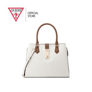 GUESS กระเป๋าถือ รุ่น AA884005 RODEZ SATCHEL สีขาว