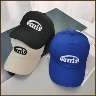 Ns2 หมวกเบสบอล ปักลาย emis สไตล์เกาหลี เหมาะกับทุกเพศ ทุกวัย