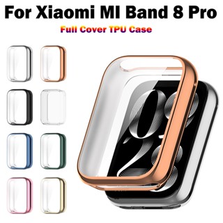 สําหรับ Xiaomi Mi Band 8 Pro เคสนาฬิกา กระจกนิรภัย ป้องกัน TPU แบบเต็ม ป้องกัน แฟชั่น กีฬา เคส อุปกรณ์เสริม