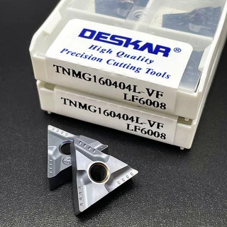 10 ชิ ้ นคุณภาพสูง DESKAR 100 % Original TNMG160404 Tnmg160408 Lr VF LF6008 คาร ์ ไบด ์ แทรกเครื ่ องมือหมุนภายนอก TNMG 160404 160408 เครื ่ องมือเครื ่ องกลึง CNC สําหรับเหล ็ กและสแตนเลส