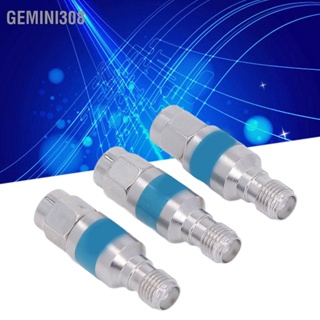 Gemini308 3ชิ้นRFโคแอกเชียลDCบล็อก2วัตต์SMAชายกับหญิงสแตนเลส2dB RFโคแอกเซียลลดทอน