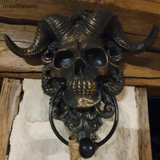 Maud Hell Demon Horned Skull เคาะประตู แบบแขวน สําหรับตกแต่งบ้าน EN