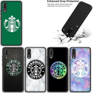 Y14 เคสโทรศัพท์มือถือแบบนิ่ม ลายโลโก้ Starbucks สําหรับ Huawei Y5P Y6P Y8P Y7A Y9A Mate 10 20 Pro Lite