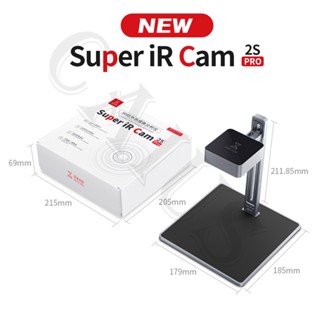 Qianli MEGA-IDEA Super IR Cam 2S Pro เมนบอร์ดวิเคราะห์ความร้อนอินฟราเรด PCB 3D วินิจฉัยด่วน สําหรับกล้องถ่ายรูป