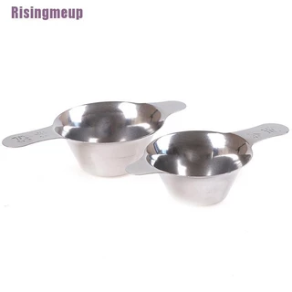 Risingmeup --- ที่กรองชา สเตนเลส ตาข่ายละเอียด ช่องใบชา ที่กรองชา