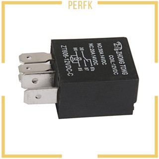 [Perfk] รีเลย์ DC 20A 30A 5-PRONG แบบเปลี่ยน สําหรับรถยนต์ รถบรรทุก