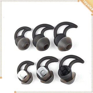 [Reyalxa] อะไหล่หูฟัง Noie Iolation 3 คู่ (,, L) พร้อมจุกปิด ใส่สบาย สีดํา สําหรับ QC20 QC20i IE2i IE3