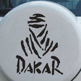 【THT】สติกเกอร์สะท้อนแสง พิมพ์ลายตัวอักษร Dakar สําหรับติดตกแต่งหน้าต่างรถยนต์