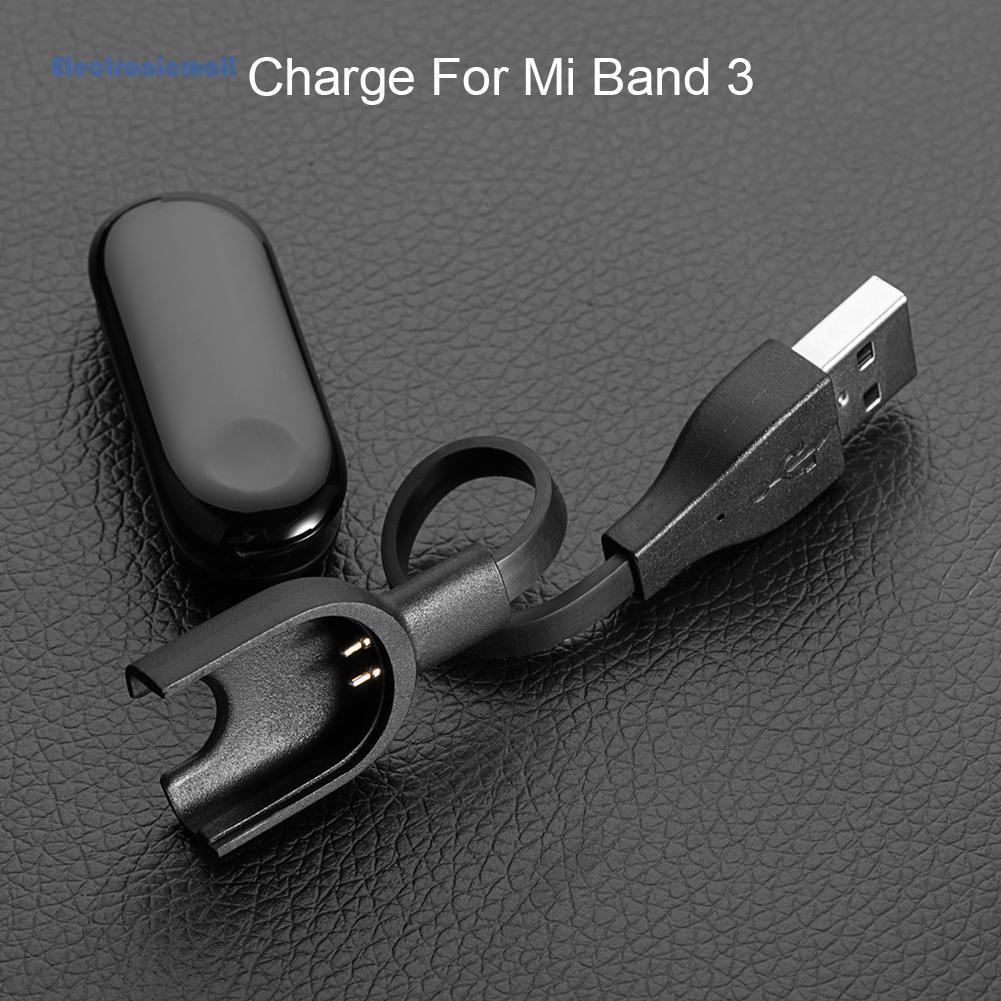 [ElectronicMall01.th] แท่นชาร์จ USB TPE สําหรับ Xiaomi Mi Band 3 ✨