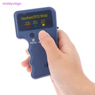 Vhdd เครื่องอ่านโปรแกรมเมอร์ 125KHz EM4100 RFID พร้อมแท็กคีย์บ็อบ ID เขียนซ้ําได้ TH