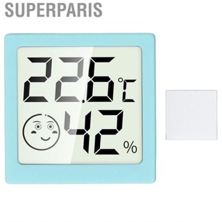 Superparis Hygrometer  4.5in LCD High Accuracy Temperature Humidity Meter For