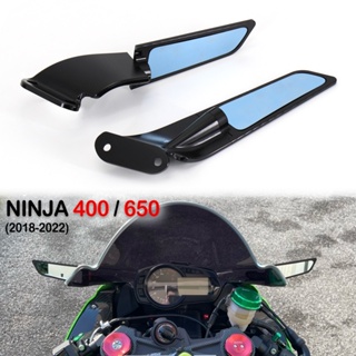 กระจกมองหลังรถจักรยานยนต์ สําหรับ KAWASAKI Ninja650 Ninja400 2018-2022 2021 2020 2019