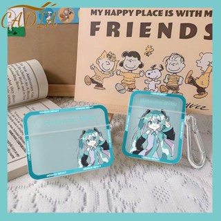 ใหม่ เคสหูฟังบลูทูธ ลายการ์ตูนเด็กผู้หญิง Hatsune สไตล์ญี่ปุ่น สําหรับ Airpods Pro Airpods 3 2