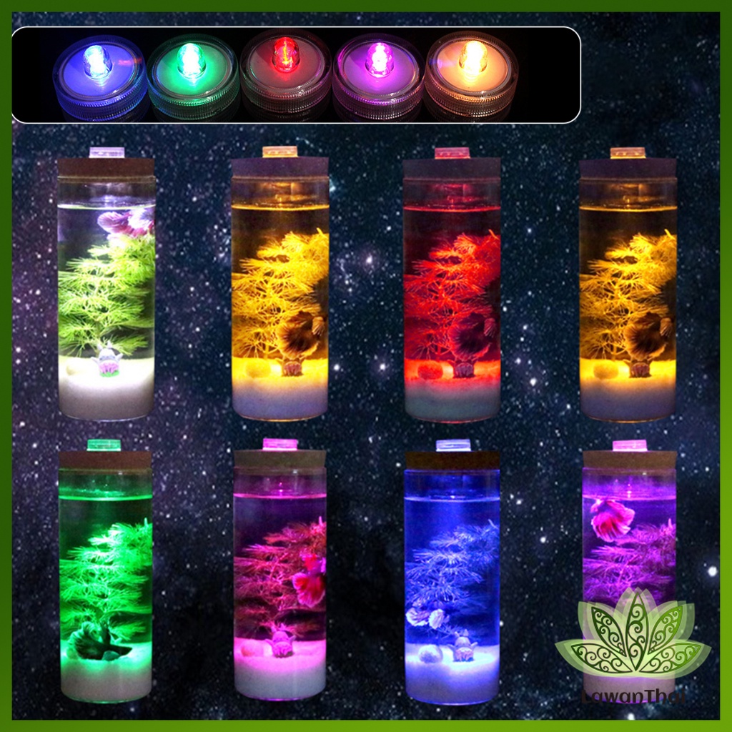 Lawan ไฟ LED ใส่ตู้ปลา ไฟตู้ปลาขนาดเล็ก LED กันน้ำ โคมไฟตู้ปลา  fish tank lamp