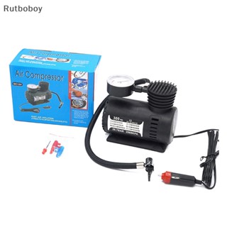 [Rut] เครื่องปั๊มลมยางรถยนต์ แบบพกพา 12V 300psi 15LPM COD