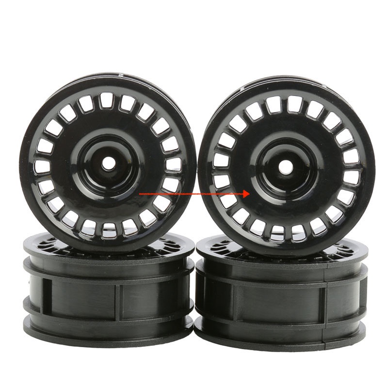 Rc 4 ชิ้นล้อขอบไนลอน Fit HSP HPI 1:10 บนถนนรถแข่งยาง AX106