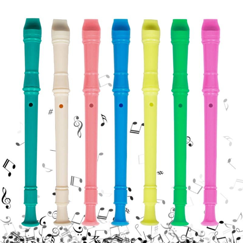 To Soprano Recorder เยอรมันสไตล์ Treble ขลุ่ย 8 หลุม Soprano Recorder ทําความสะอาด Rod Recorder ขลุ่