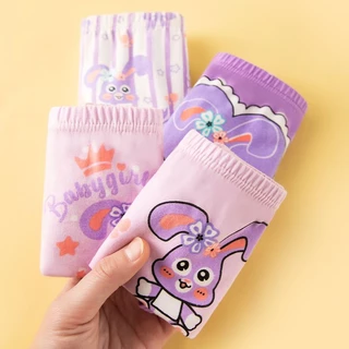 ชุดชั้นใน กางเกงขาสั้น ผ้าฝ้าย ลายการ์ตูน Sanrio Cinnamoroll สําหรับเด็กผู้หญิง