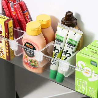 Set 10 Vách Ngăn Tủ Lạnh Bằng Nhựa Trong Suốt Có Thể Điều Chỉnh