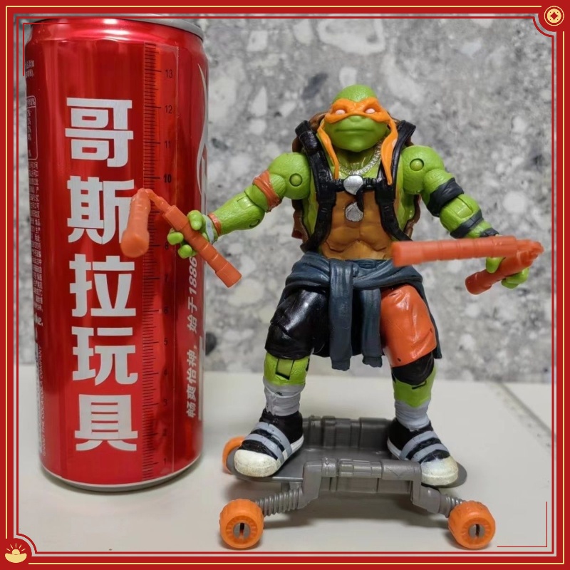 โมเดลตุ๊กตาฟิกเกอร์ อนิเมะนินจาเต่า Michelangelo ของเล่นสําหรับเด็ก
