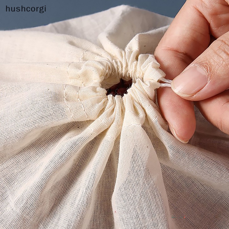 [hushcorgi] ถุงผ้าชีส นํากลับมาใช้ใหม่ได้ สําหรับกรองชา นม โยเกิร์ต พร้อมส่ง