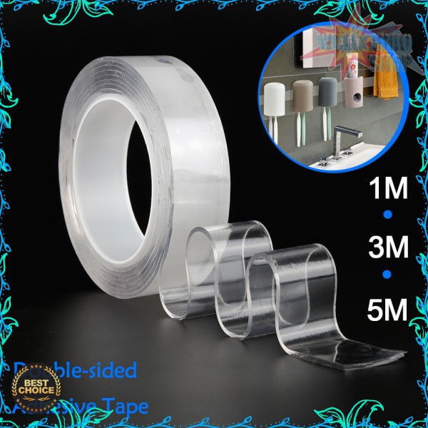 500 x 3 x 0.1 ซม. SzGlue Double Tape กาวโปร่งใสไม่มีร่องรอยสติกเกอร์ล้างทําความสะอาดได้ J007 mAll