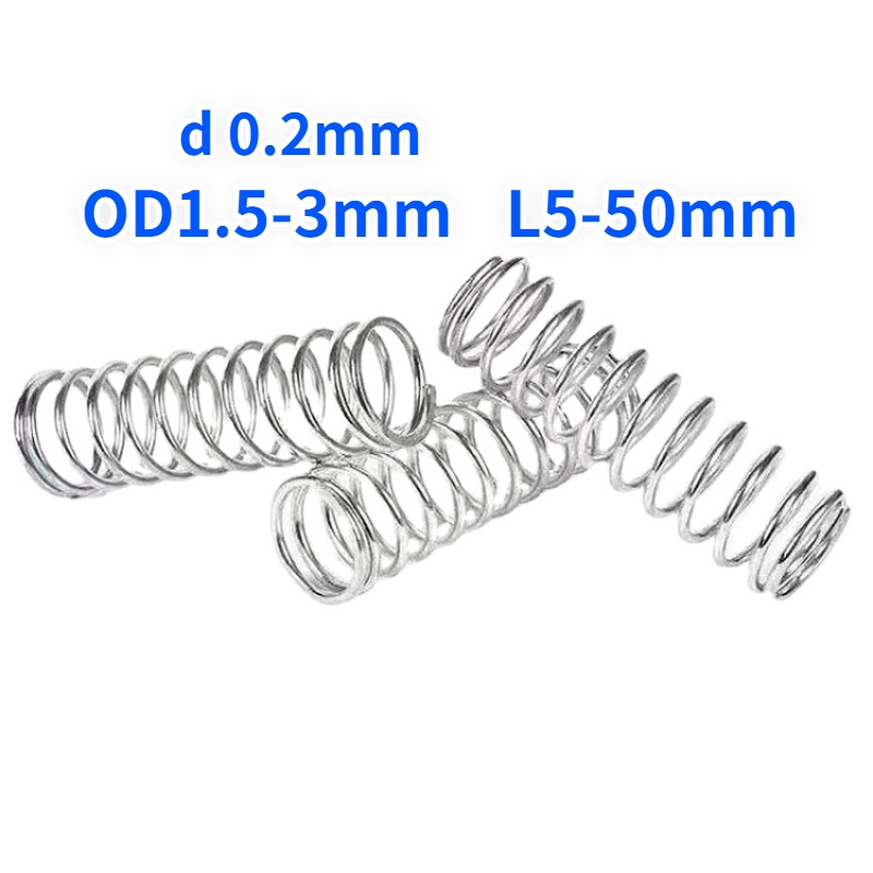 [HNK] Sus304 สายสปริงคอรันดัม เส้นผ่าศูนย์กลาง 0.2 มม. เส้นผ่าศูนย์กลาง 1.5 2 2.5 3 มม. ยาว 5-50 มม.