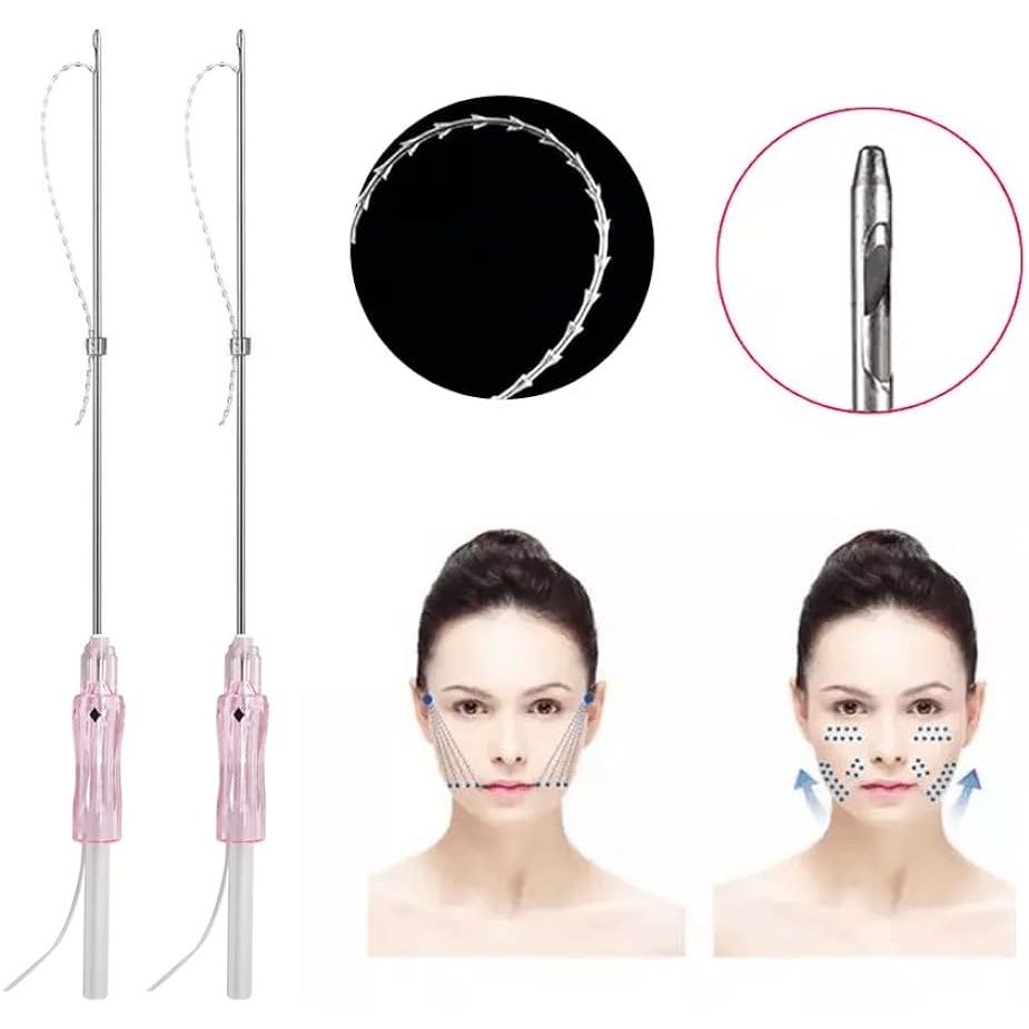เกลียวก้างปลา Pdo Pcl 18G100 มม. สําหรับยกกระชับใบหน้า และร่างกาย 20 ชิ้น