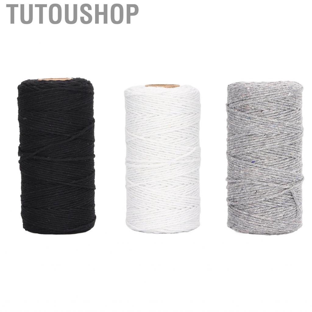 1MM 2MM Macrame Cord Rope String Natural Cotton Macrame Twisted