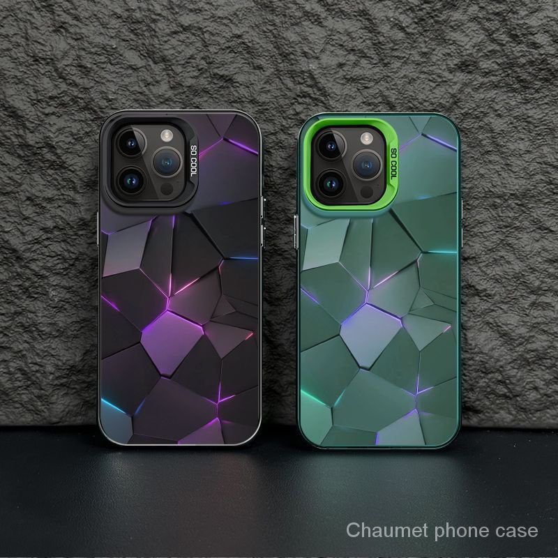 เคสโทรศัพท์มือถือ ผิวด้าน กันกระแทก ลายรังผึ้ง ทรงสี่เหลี่ยม หลากสี สร้างสรรค์ สําหรับ Iphone 15Promax 14 11Pro 13