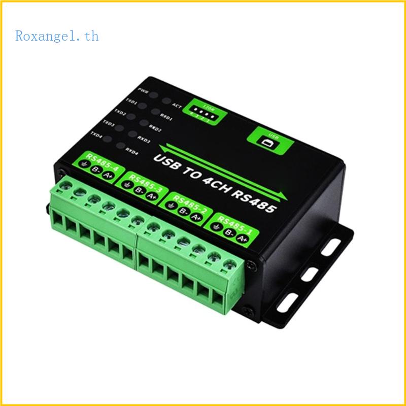 Rox ตัวแปลง Usb เป็น 4 ทาง RS485 เกรดอุตสาหกรรม สําหรับหลายระบบ
