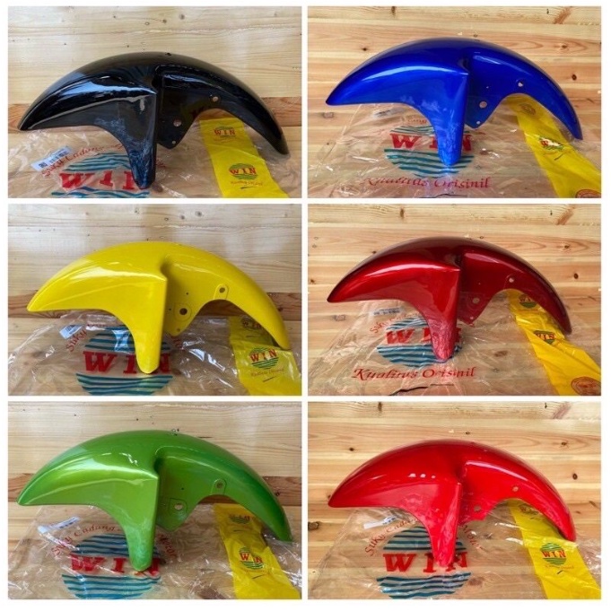 NINJA RR FRONT FENDER WIN BRAND METALLIC COLOR STANDARD THICK MATERIAL ORIGINAL A1